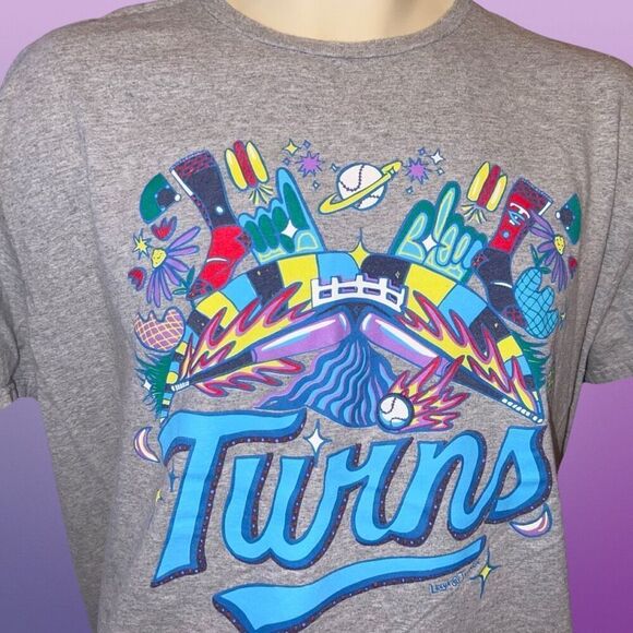 Mn Twins Artist Series 9/26/03 Leeya Rose Jackson Gray T Shirt Size Large - Picture 6 of 6